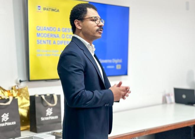 Gabriel Arcari apresentou os benefícios da adesão à plataforma