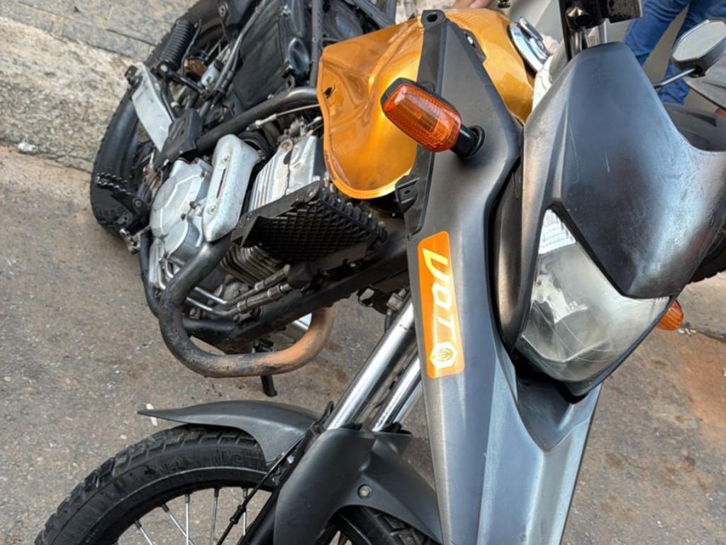 Uma das Honda XRE apreendidas 