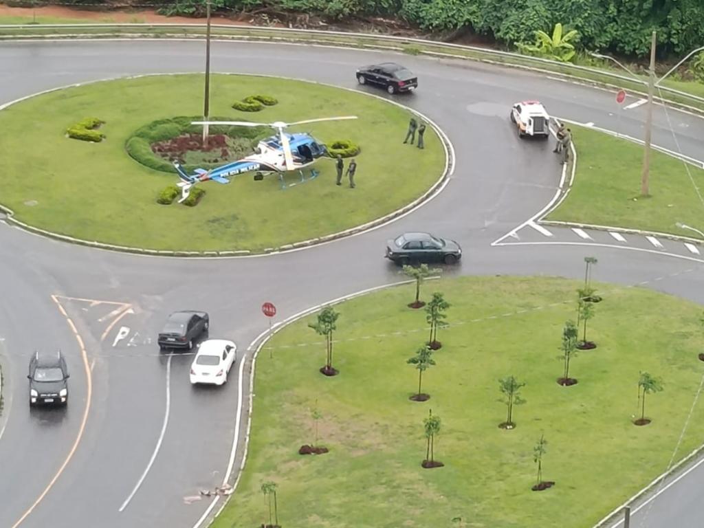 Operação contou com apoio aéreo e fechou a avenida Maanaim e outras rotas de fuga 