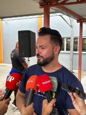 Diretor da escola destacou a acessibilidade do novo espaço