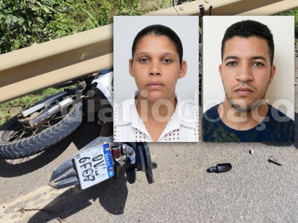 Sabrina Siqueira Soares, de 28 anos, morreu sábado, depois de 48 dias hospitalizada; Saulo Carvalho  morreu na hora do sinistro 