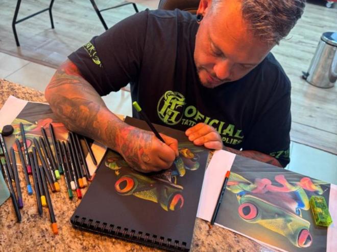 Contato de Rodrigo Frami com a arte vem desde a infância