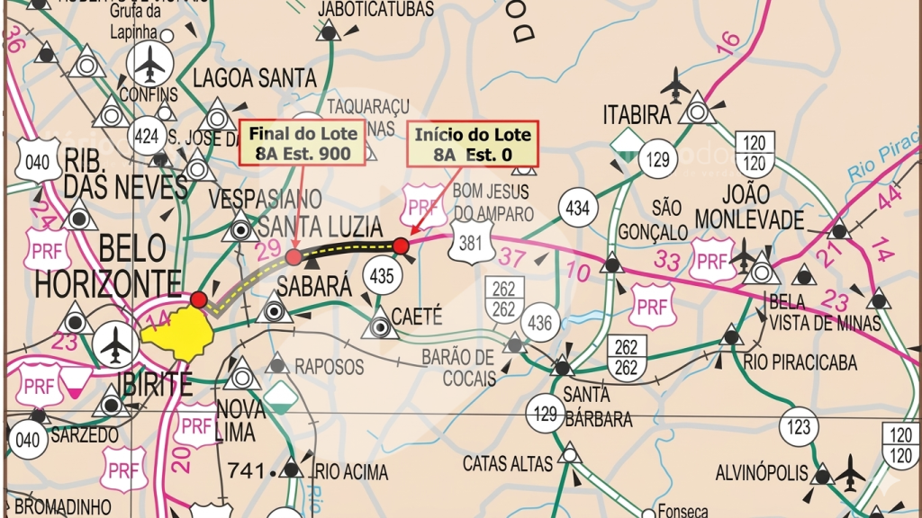 Entrada de Belo Horizonte pela BR-381 está divida em dois lotes de obras 