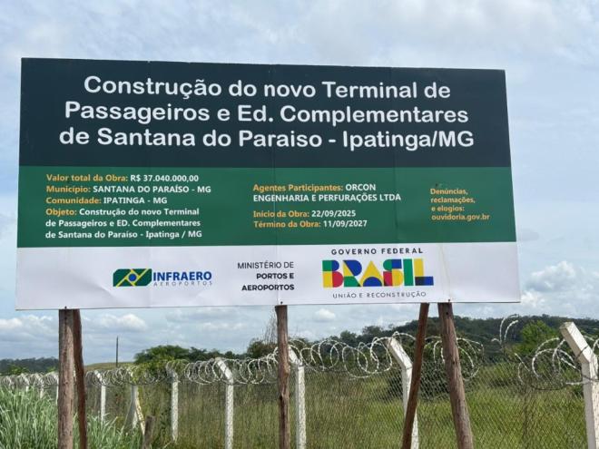 Novo terminal de passageiros deve ficar pronto no fim do próximo ano