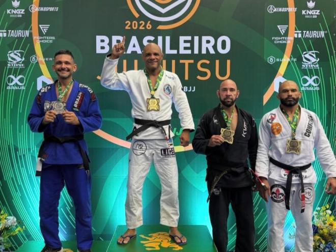 Ângelo Rios conquistou o lugar mais alto do pódio