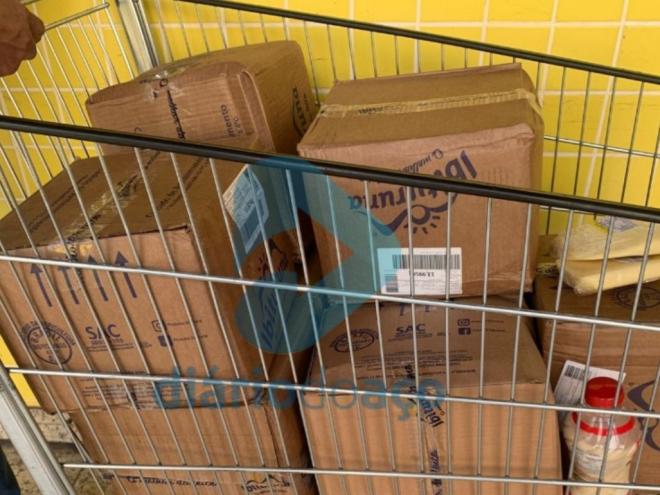 Suspeito furtou caixas de mussarela. Mercadoria foi avaliada em quase R$ 9 mil