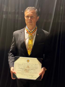 Gilmaro Alves Ferreira foi agraciado com a medalha