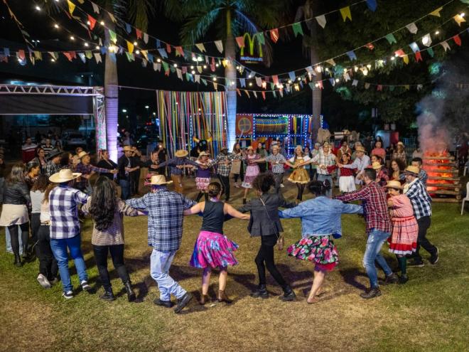 Quadrilha, música e barraquinhas com comidas típicas são atrações do evento, nos dias 2 e 3 de julho 
