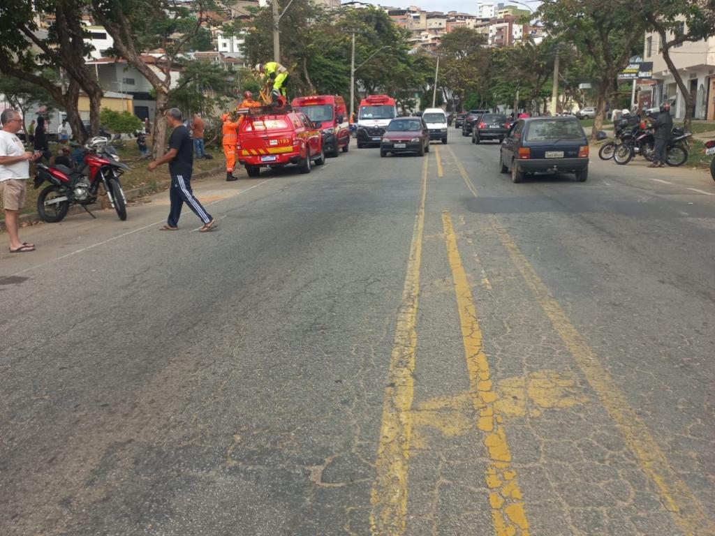 Operação de socorro envolveu equipes do Corpo de Bombeiros Militar e do Samu 