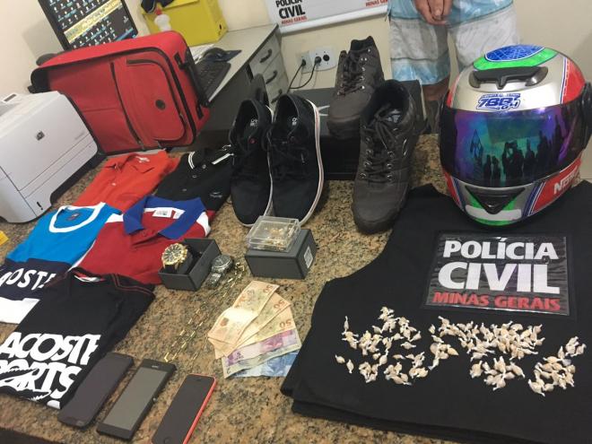 PC afirma que dinheiro arrecadado com roubo de malotes em Caratinga era torrado por jovens no shopping em Ipatinga