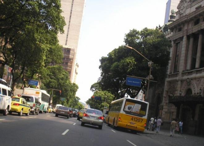 Avenida Rio Branco, no Centro do RIo, será uma das vias da maratona da Rio 2016