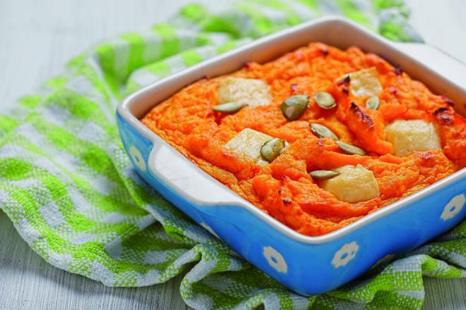 Suflê de Abóbora é uma opção de refeição leve e saborosa