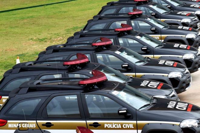 Polícia Civil de Minas Gerais recebe 100 viaturas
