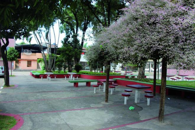 Projeto paisagístico revela belezas das praças do bairro Novo Cruzeiro