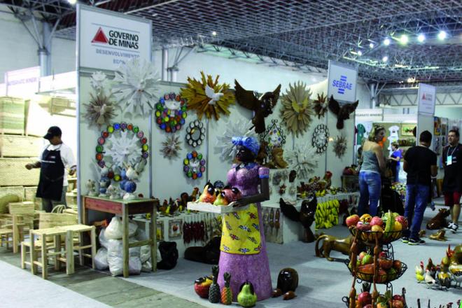 Produtos artesanais de todo o Estado mineiro estarão expostos na Feira