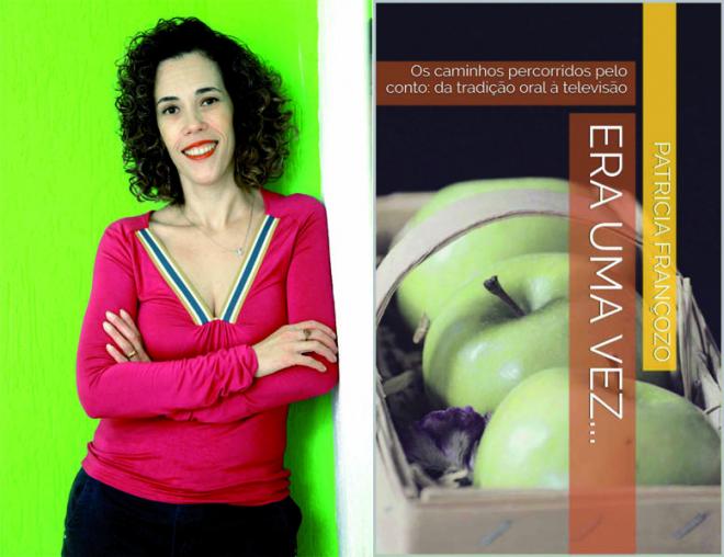 Patricia Françoso e a capa do seu e-book