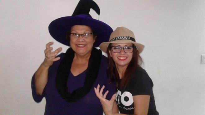 A escritora Nena de Castro e a atriz e diretora Narjara Ribeiro