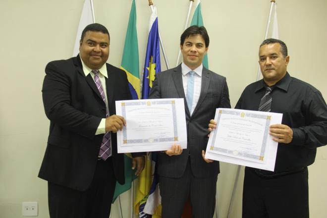 Fernando da Costa Silva, Jefferson Val Iwassaki e Hélio Pinto de Carvalho 