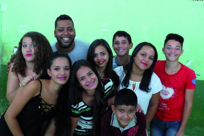 Estudante de teatro do distrito de Bagre