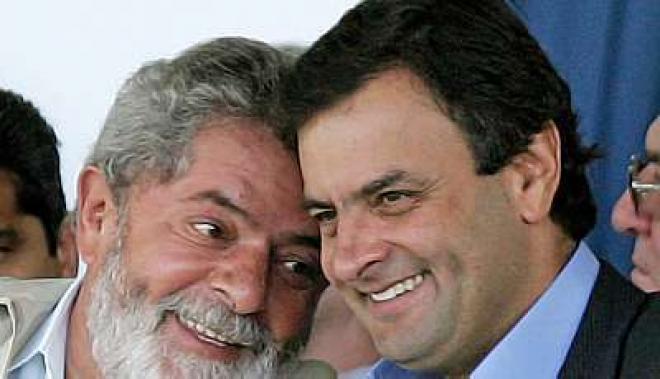 Lula e Aécio: internautas bateram boca e contra atacaram os adeptos da teoria da conspiração