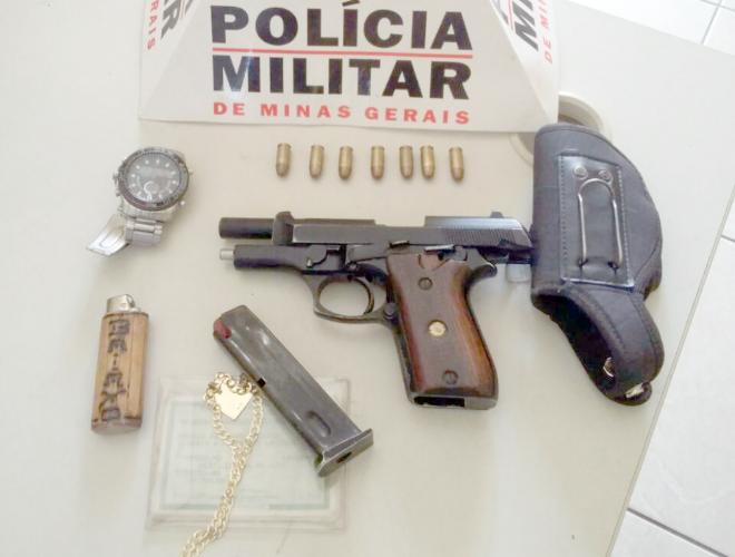 Arma foi apreendida com um dos chefes de organização criminosa em Timóteo
