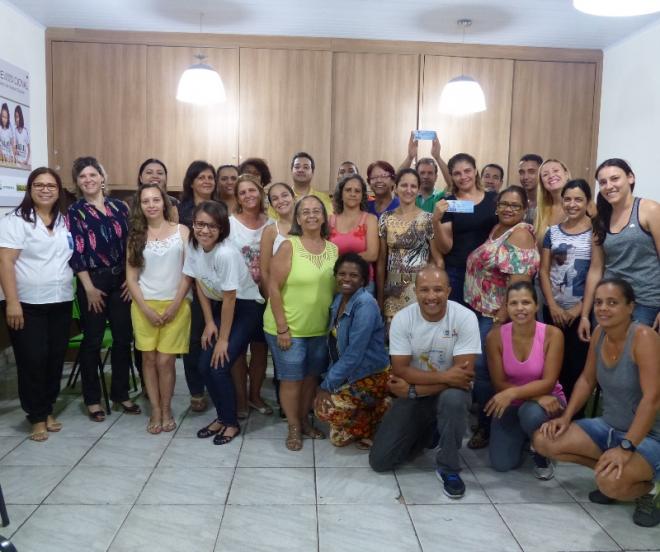 Quase 30 professores participaram do lançamento do projeto, no Clube Brasileiro de Xadrez Escolar