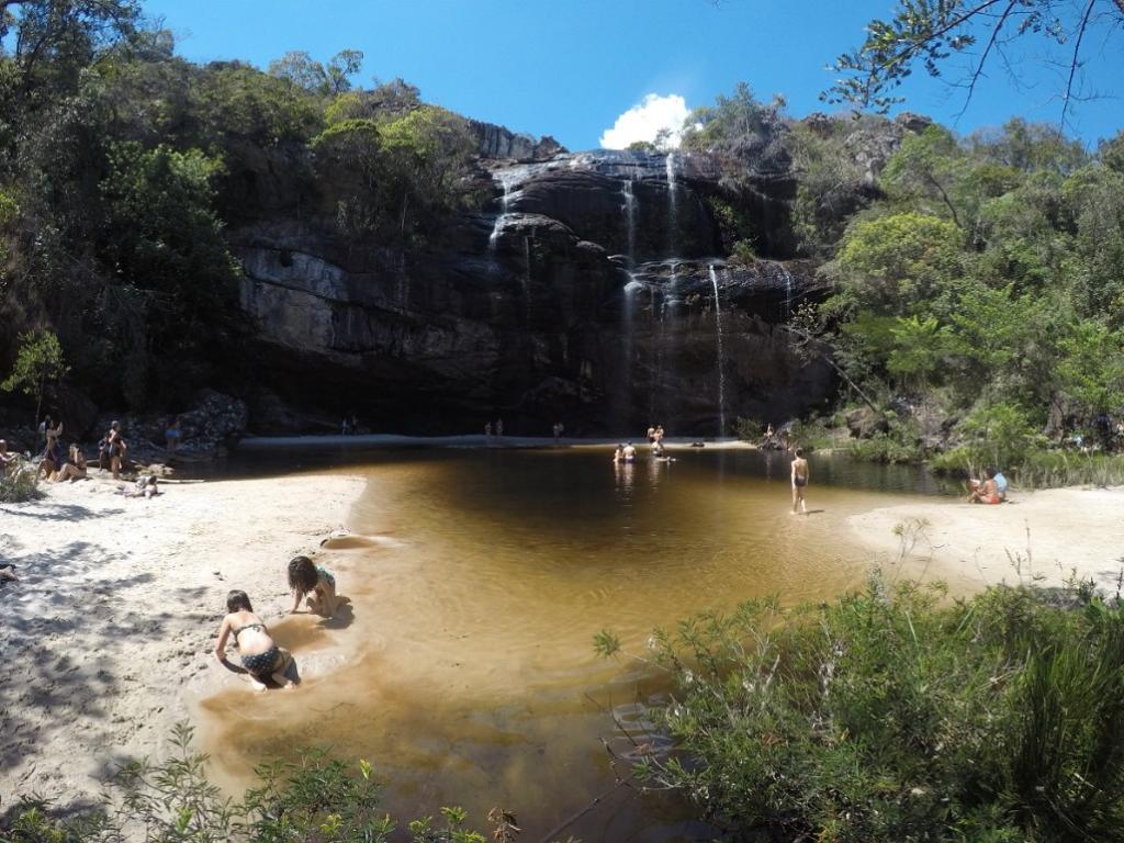 Cachoeira do Tempo Perdido, no distrito de Capivari, vizinho de Milho Verde, é uma das mais procuradas da região 
