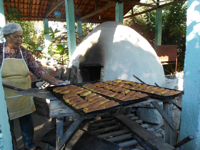 Pão de abóbora é outra quitanda espetacular que sai do forno da quitandeira