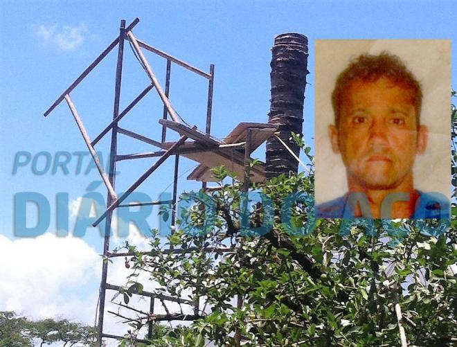 Cláudio da Silva Meireles  já tinha terminado a poda no topo, quando caiu e morreu 