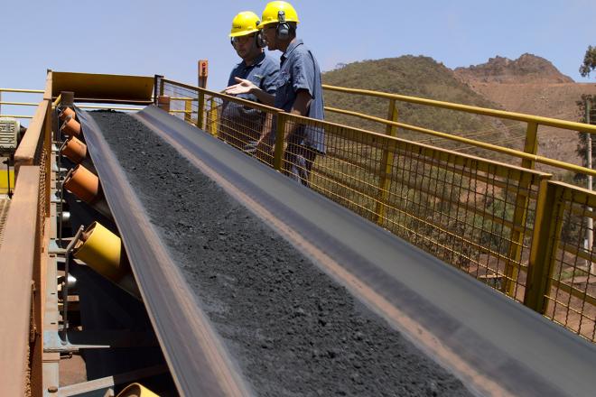 Mina da Mineração Usiminas em Itatiaiuçu, MG