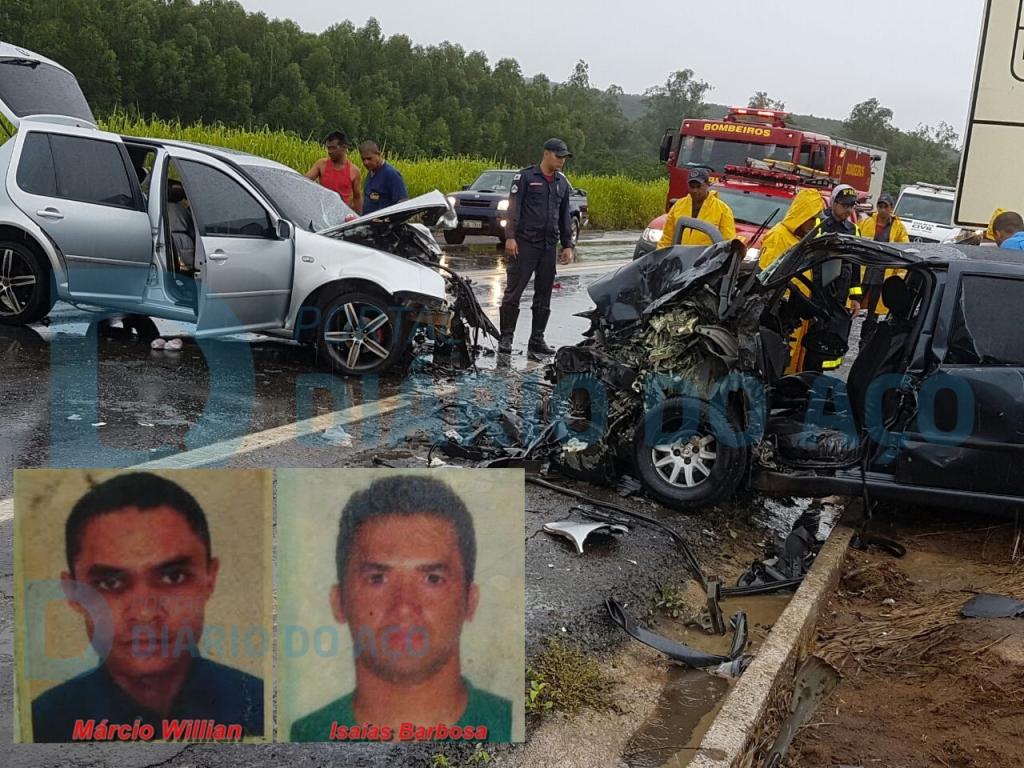 Márcio Willian estava na direção do Golf, já Isaías, dirigia o Fiat Siena, com uma mulher como passageira do carro