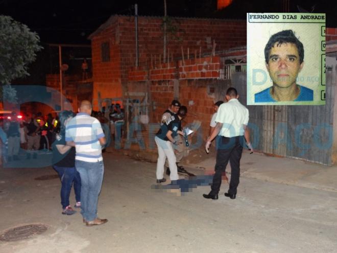 Fernando Dias foi atingido com pelo menos nove disparos de arma de fogo, conforme avaliações da perícia da Polícia Civil