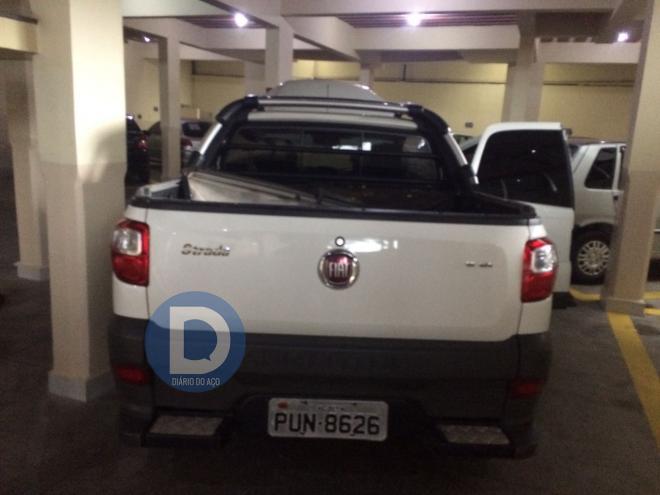 Picape Fiat Estrada carregava barras de maconha
