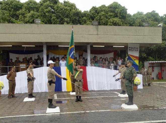 Solenidade de troca do comando da PM em Ipatinga 