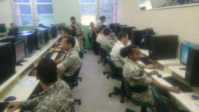 Os agentes realizaram o treinamento no sistema Reds e estão aptos para redigir as ocorrências de crimes dentro das unidades