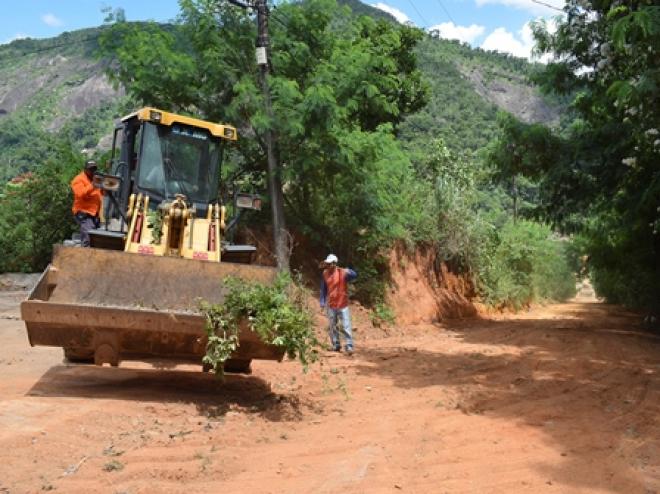 As obras nas ruas tiveram início nesta semana