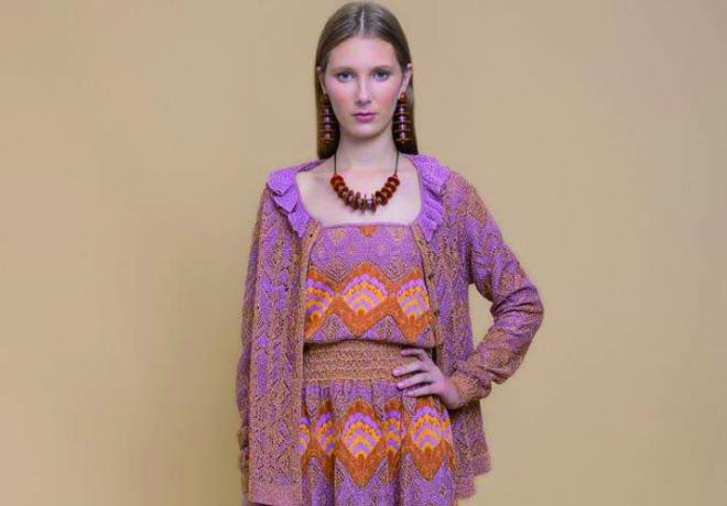 O tricô da GIG Couture desfila na SPFW