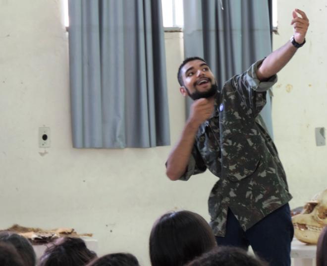 Samuel Iginio, do curso de Ciências Biológicas: “é preciso conhecer para preservar”
