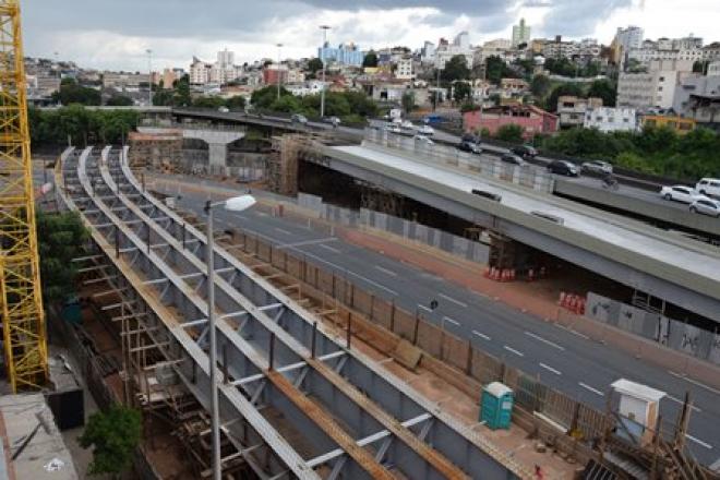 Usiminas Mecânica fornece as estruturas para a construção da nova pista do Viaduto Leste, na região central de Belo Horizonte  