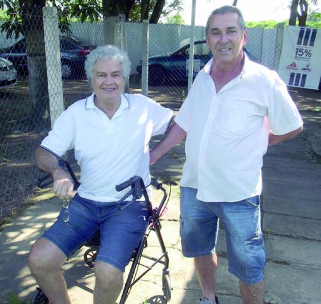 Ronaldo Careca e o amigo Miranda