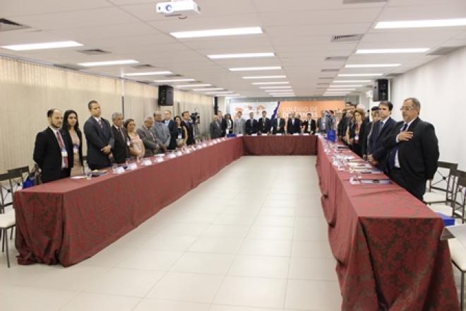 O encontro do Colégio Regional de Dirigentes da OAB/MG foi realizado no auditório da Fiemg do Vale do Aço