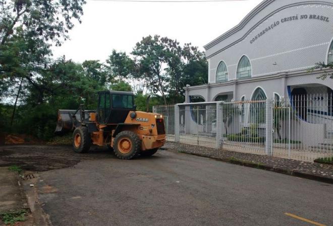 As intervenções ocorreram próximo ao templo da Congregação Cristã do Brasil