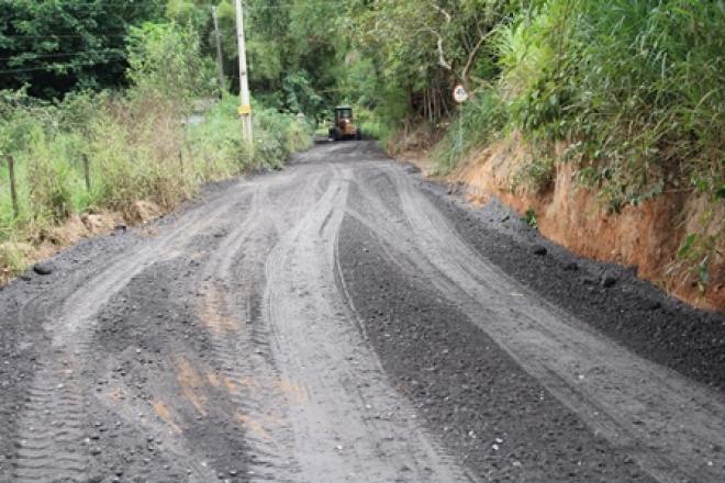 Revitalização da estrada da Tribuna deve ser concluída até o dia 28