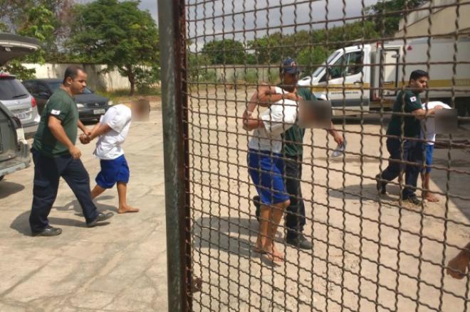 Os outros cinco internos que dividiam o alojamento foram levados à Delegacia para esclarecimentos