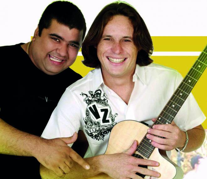 A dupla Relber e Allan fará show gratuito no Parque Ipanema