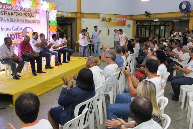 Plenária de lançamento, realizada na noite do dia 26