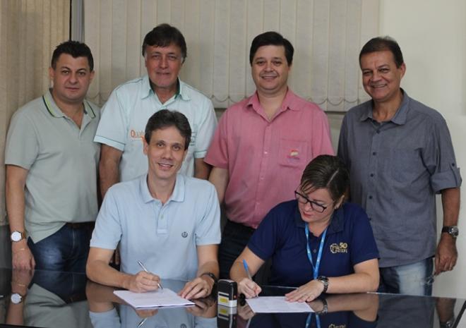 Cláudio Zambaldi registrou a chapa acompanhado dos membros Alberto Múcio de Almeida Murta, Amaury Gonçalves, Luís Henrique Alves e Márcio Caldeira de Souza Penna