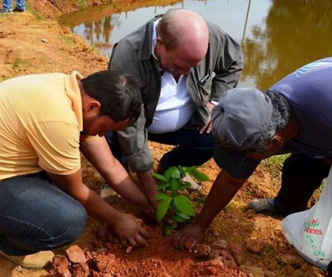 Programa de iniciativa do Instituto Cenibra começa a recuperar nascentes em Periquito, assolada com escassez de água 