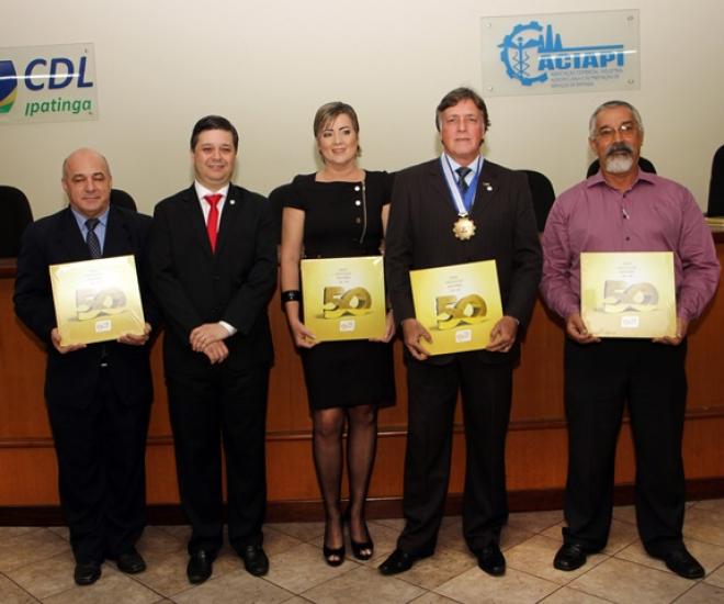 Equipe organizadora do livro de 50 anos da Aciapi