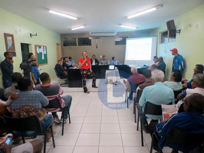 Apresentação ocorreu na Câmara de Antônio Dias, com participação de moradores da cidade e das áreas das obras